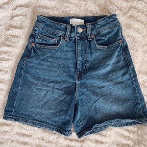 H&M High Rise Denim Shorts